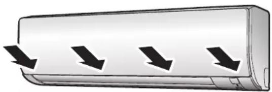 DAIKIN FTXP71M2V1B - To close the front panel - 1