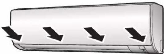 DAIKIN FTXP71M2V1B - Για να κλείσετε την πρόσοψη - 1