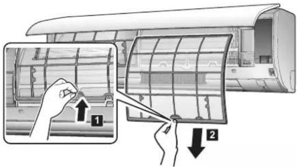 DAIKIN FTXP71M2V1B - Luftfilter reinigen - 1