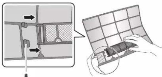 DAIKIN FTXP35M5V1B - Luchtfilters reinigen - 2