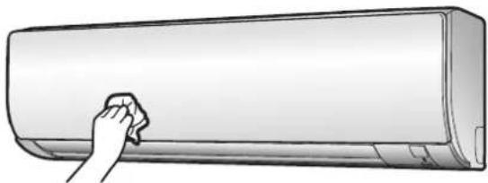 DAIKIN FTXP25M5V1B - Voorpaneel schoonmaken - 1