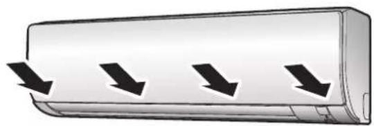 DAIKIN FTXP60M2V1B - To close the front panel - 1