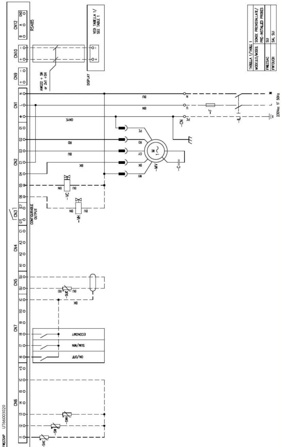DAIKIN FWB15CATN6V3 - Specific for schemes with FWECSAP control - 4