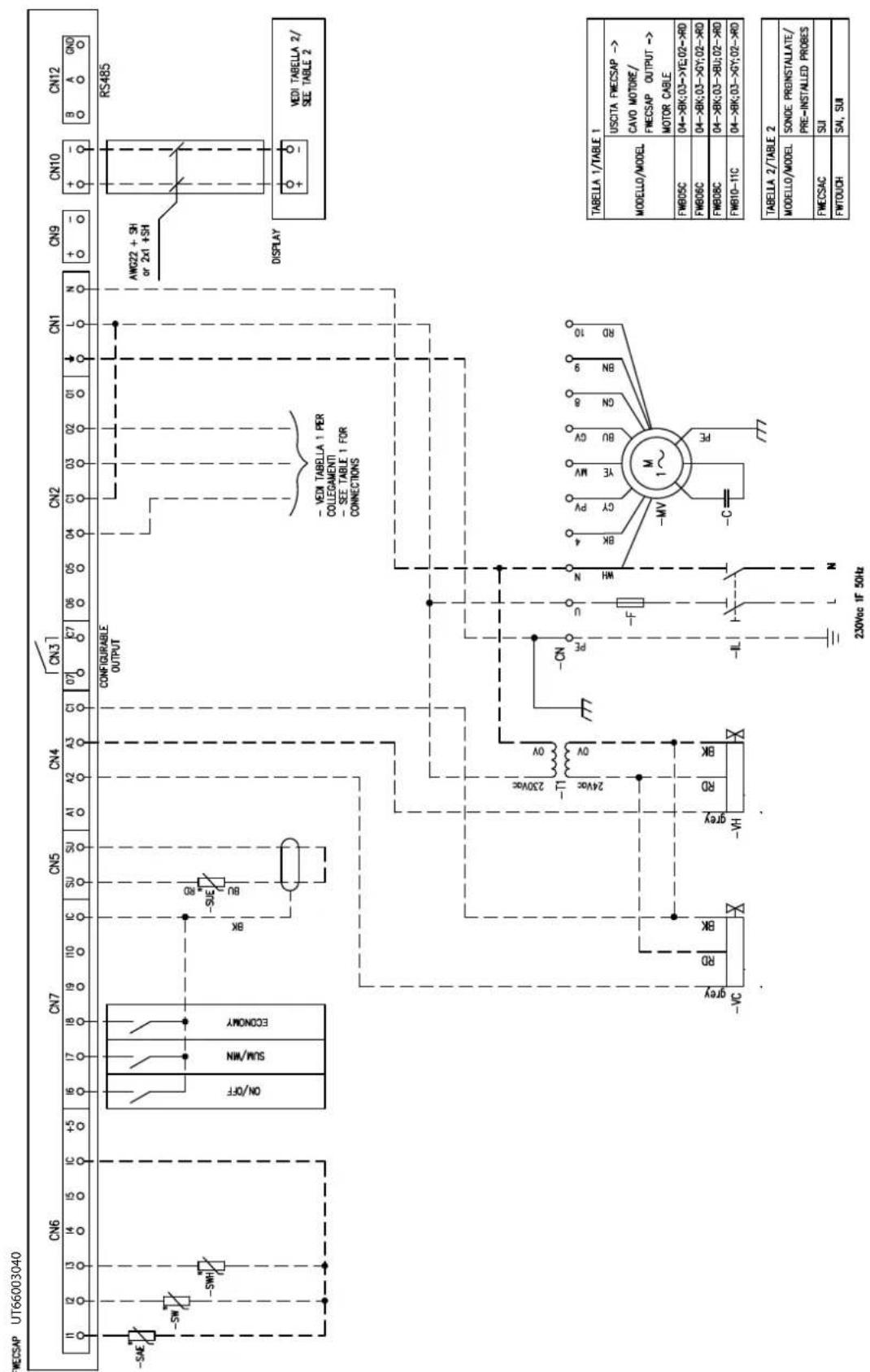 DAIKIN FWB15CATN6V3 - Specific for schemes with FWECSAP control - 23