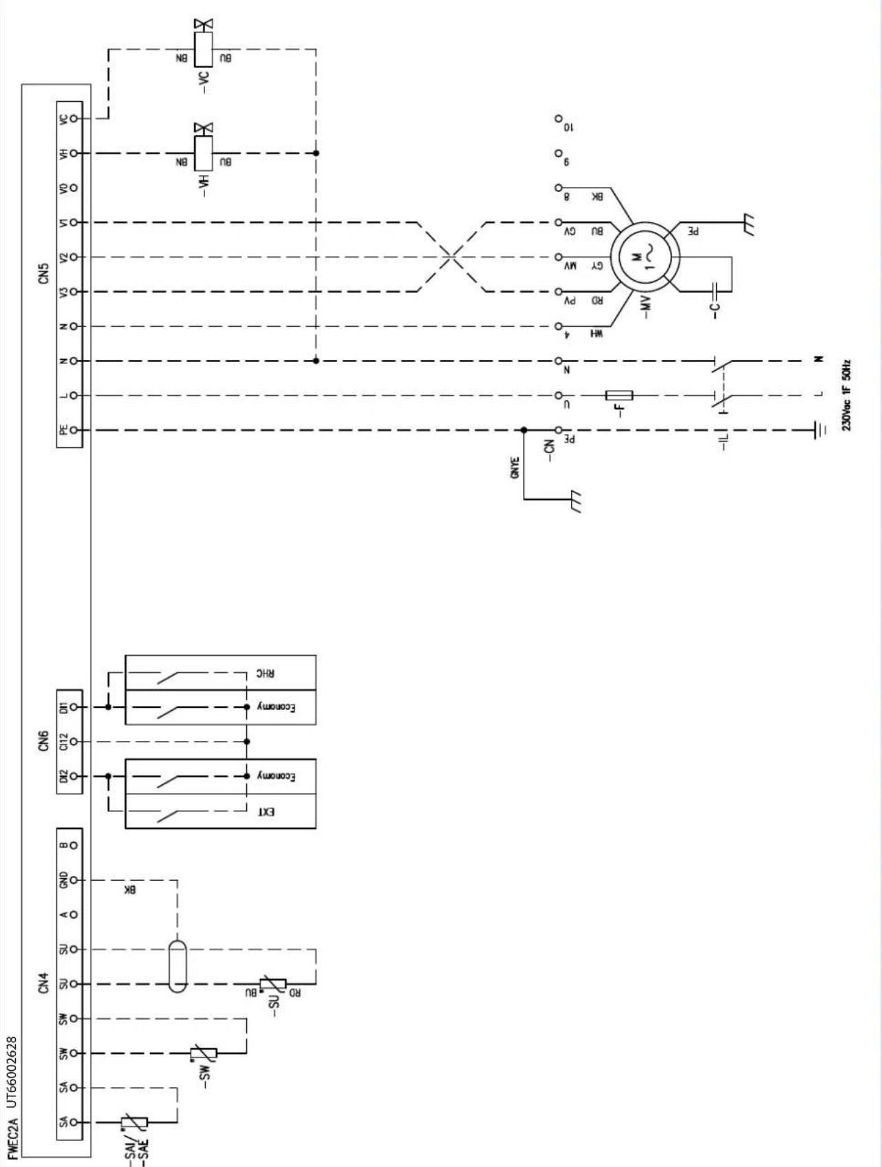 DAIKIN FWB15CATN6V3 - Specific for schemes with FWECSAP control - 36
