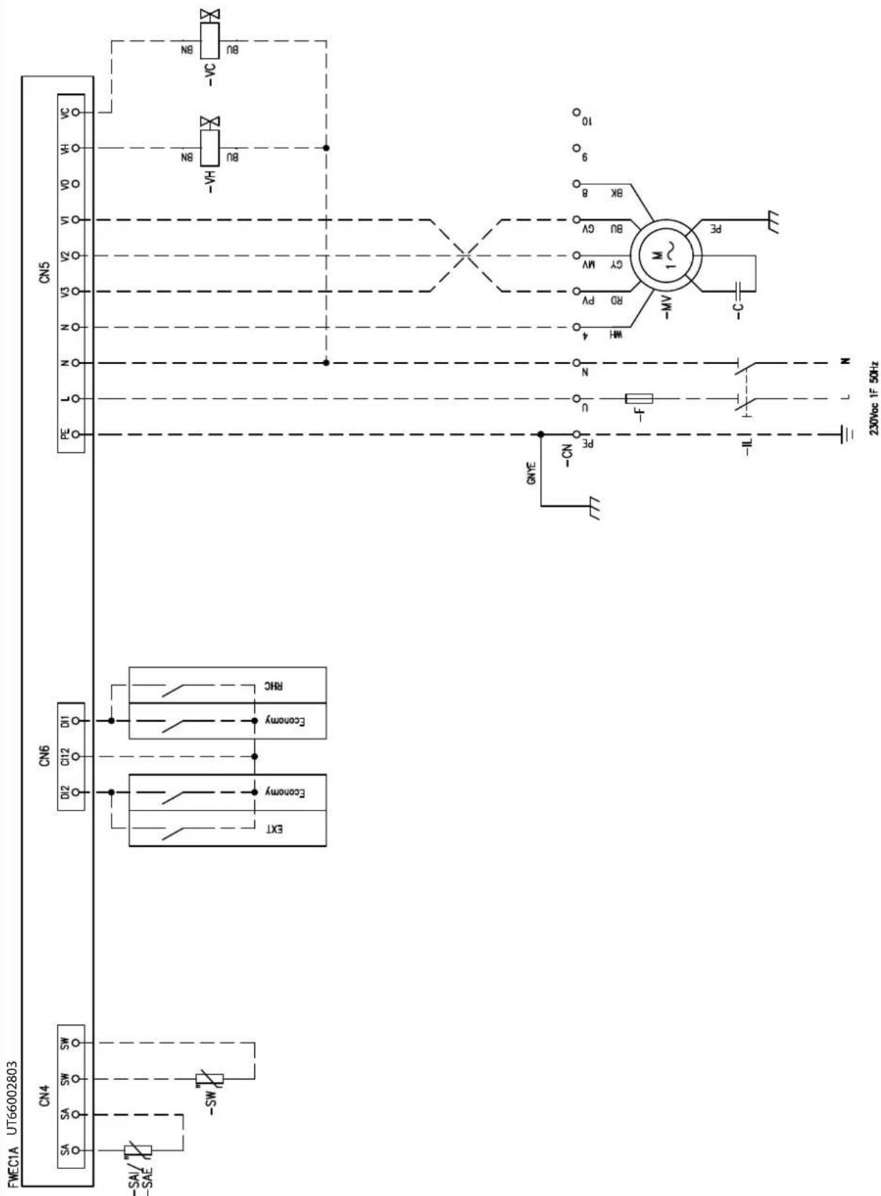 DAIKIN FWB15CATN6V3 - Specific for schemes with FWECSAP control - 30