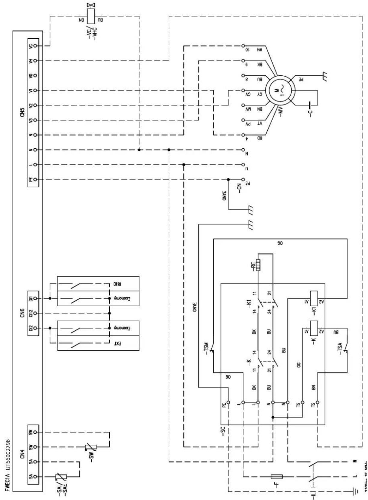 DAIKIN FWB15CATN6V3 - Specific for schemes with FWECSAP control - 31
