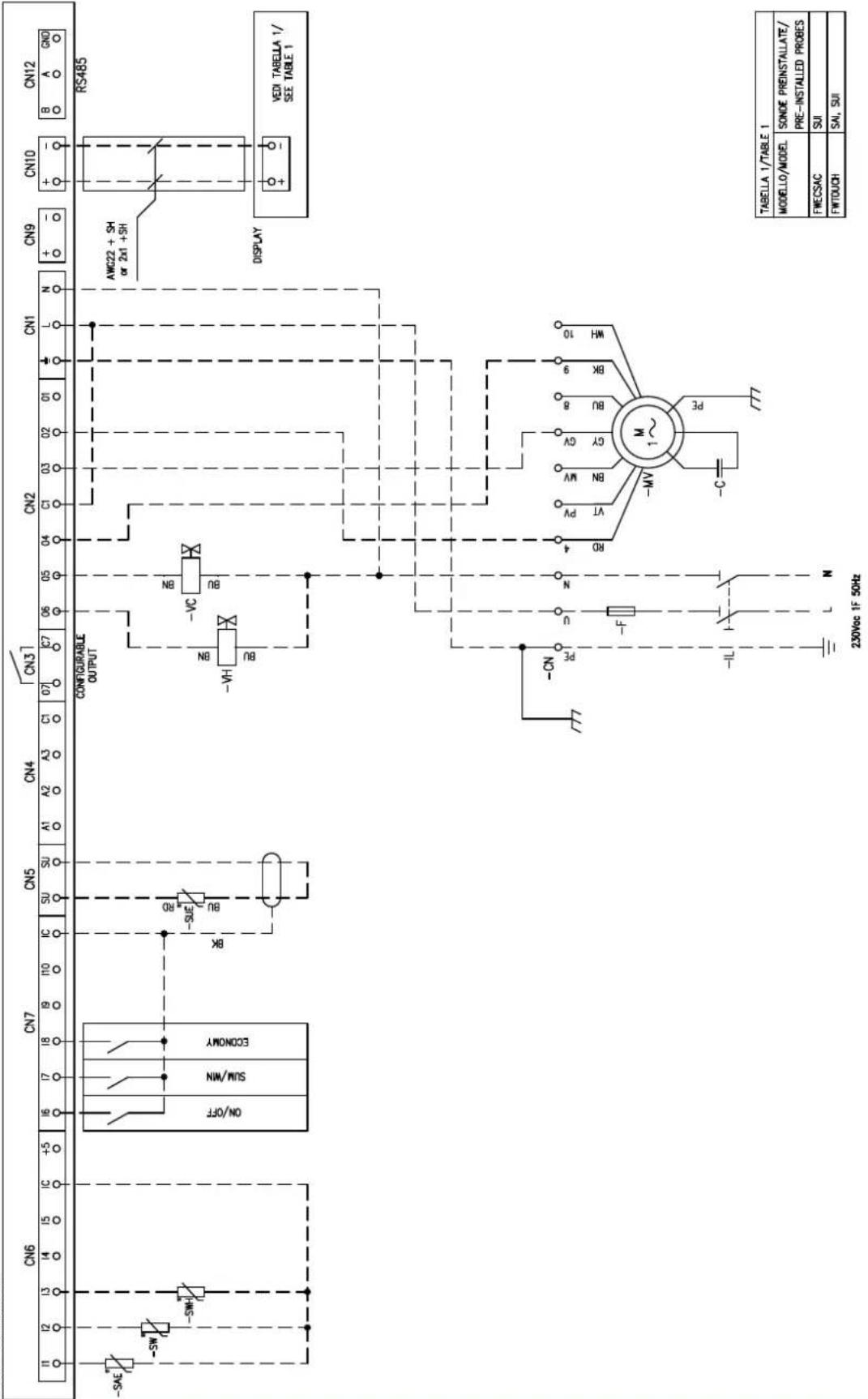 DAIKIN FWB15CATN6V3 - Specific for schemes with FWECSAP control - 16