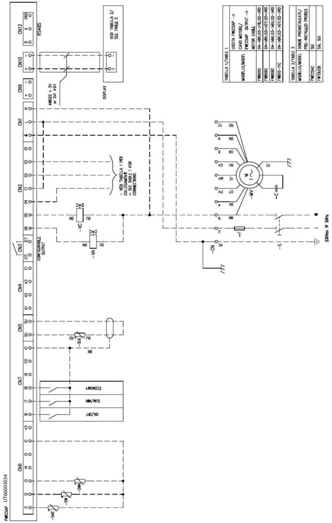 DAIKIN FWB15CATN6V3 - Specific for schemes with FWECSAP control - 17