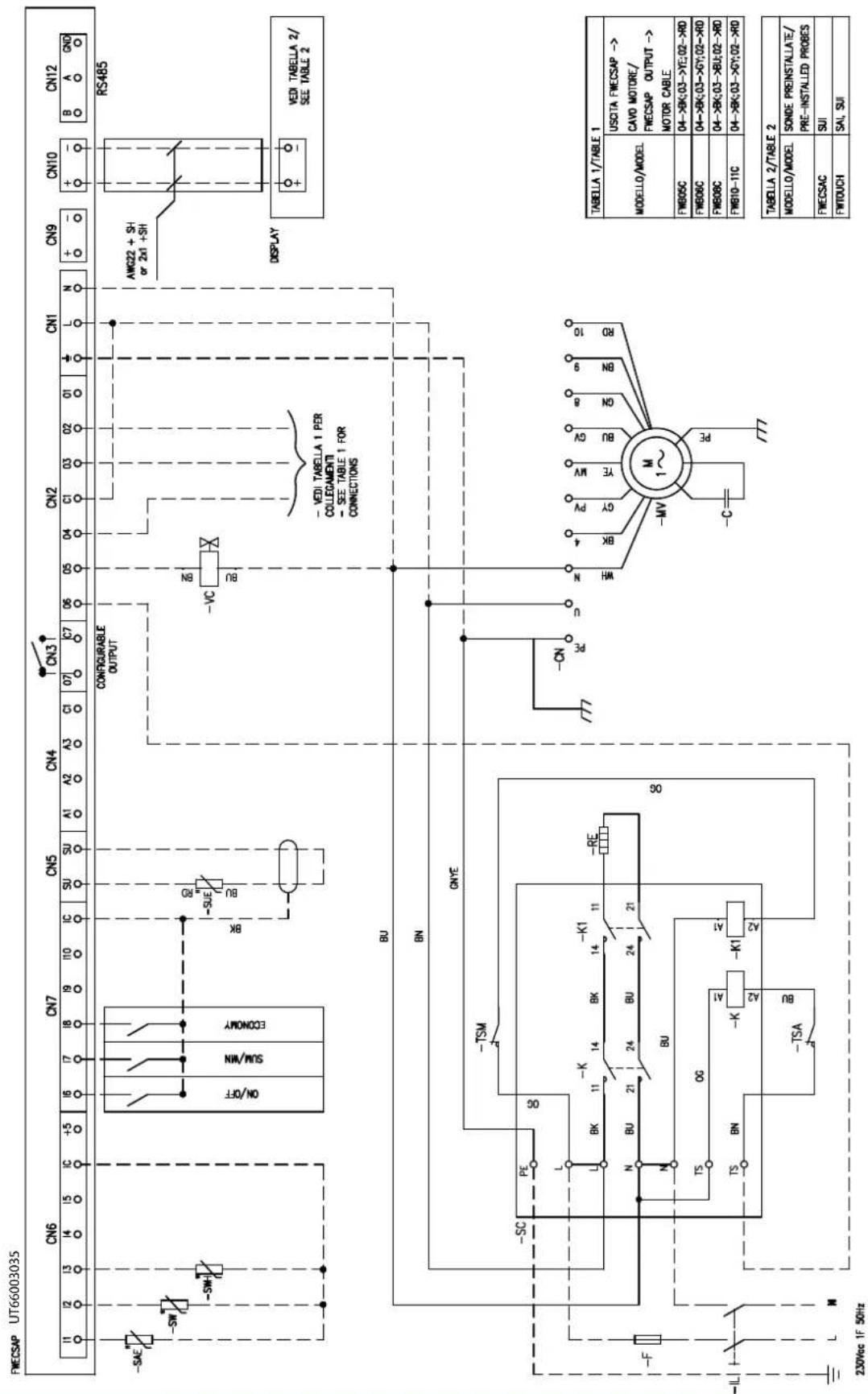 DAIKIN FWB15CATN6V3 - Specific for schemes with FWECSAP control - 20