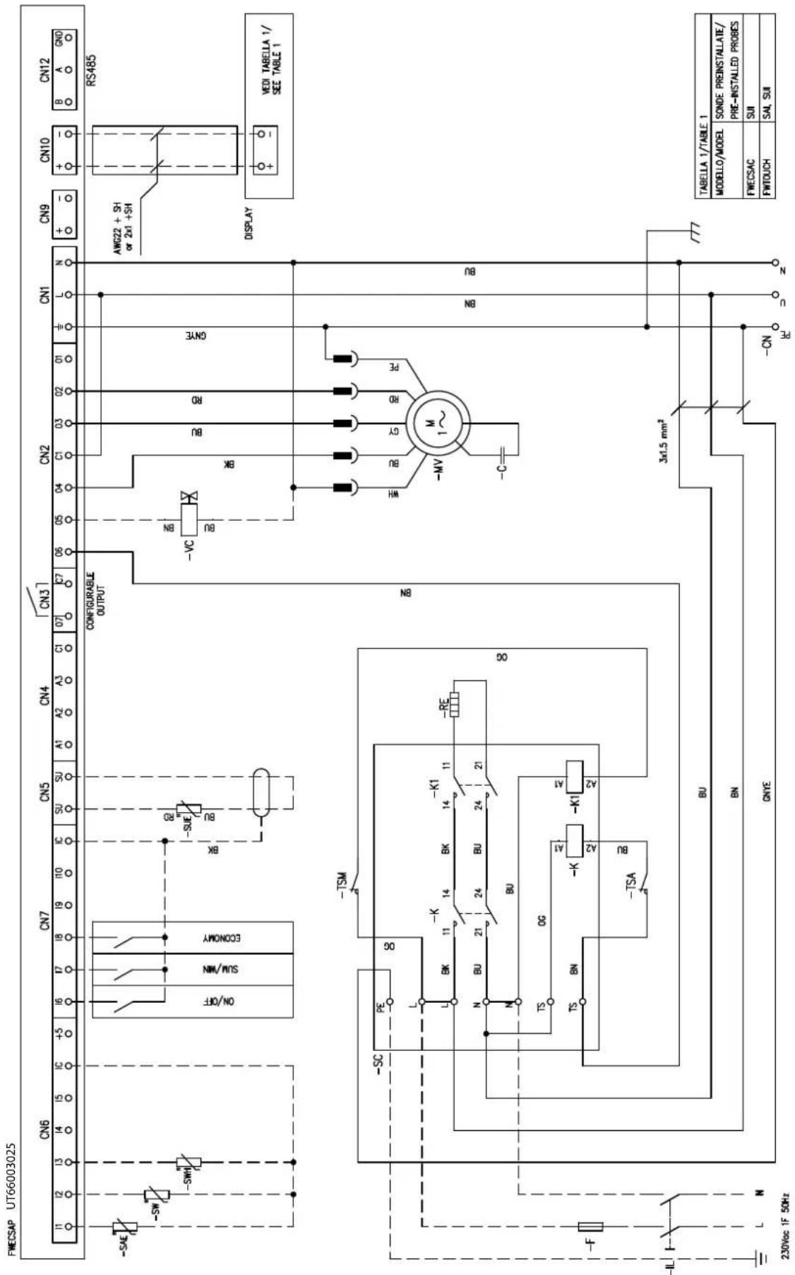 DAIKIN FWB15CATN6V3 - Specific for schemes with FWECSAP control - 9