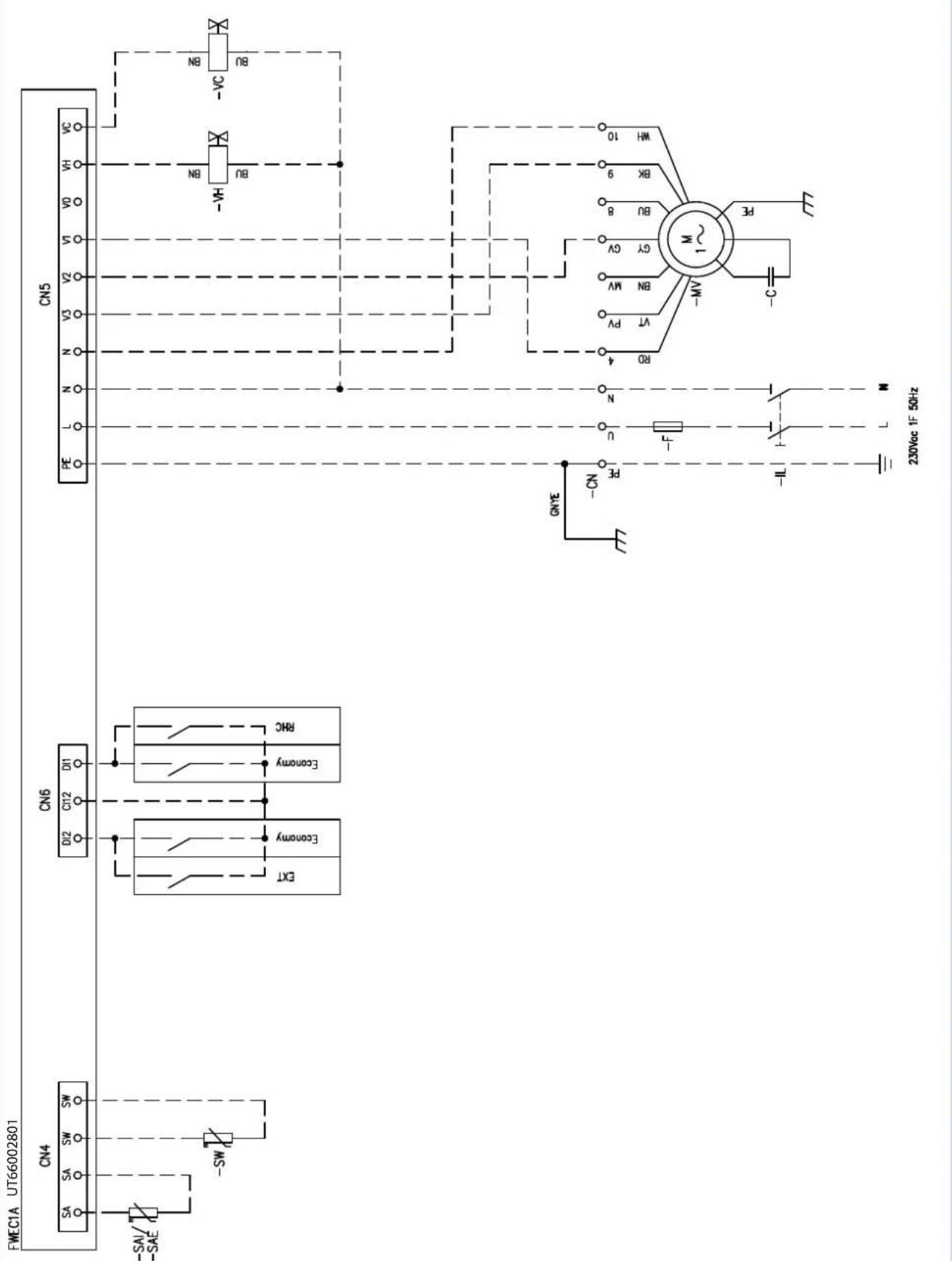 DAIKIN FWB15CATN6V3 - Specific for schemes with FWECSAP control - 28