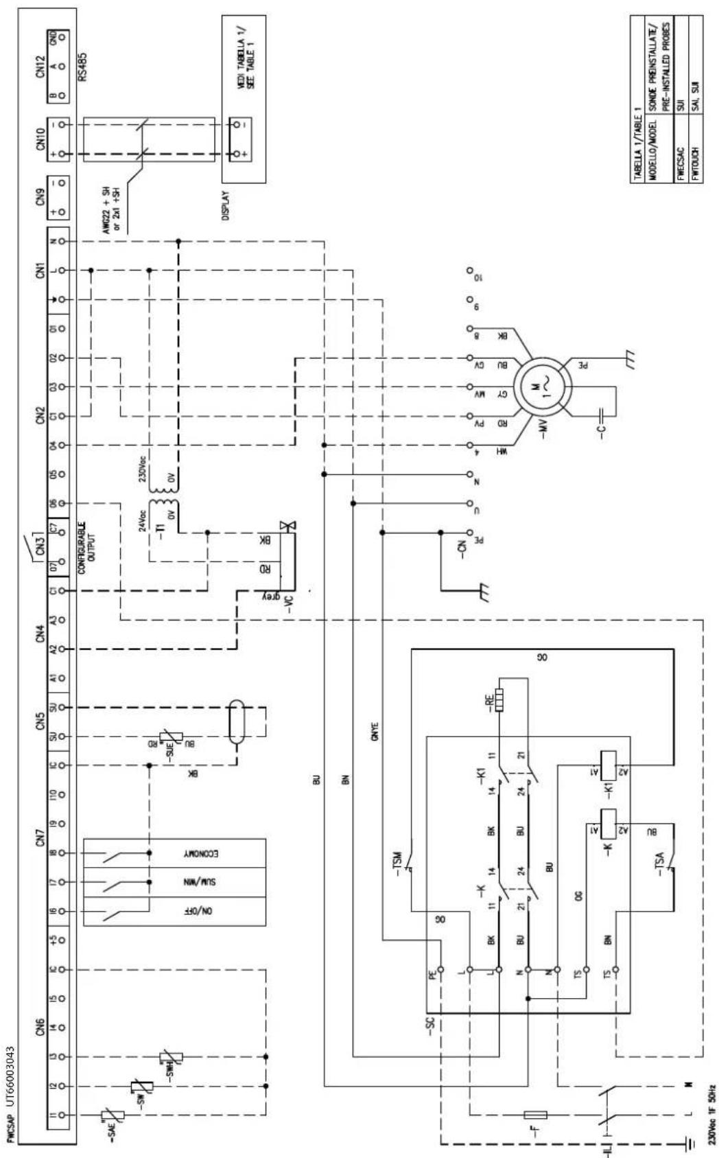 DAIKIN FWB15CATN6V3 - Specific for schemes with FWECSAP control - 27