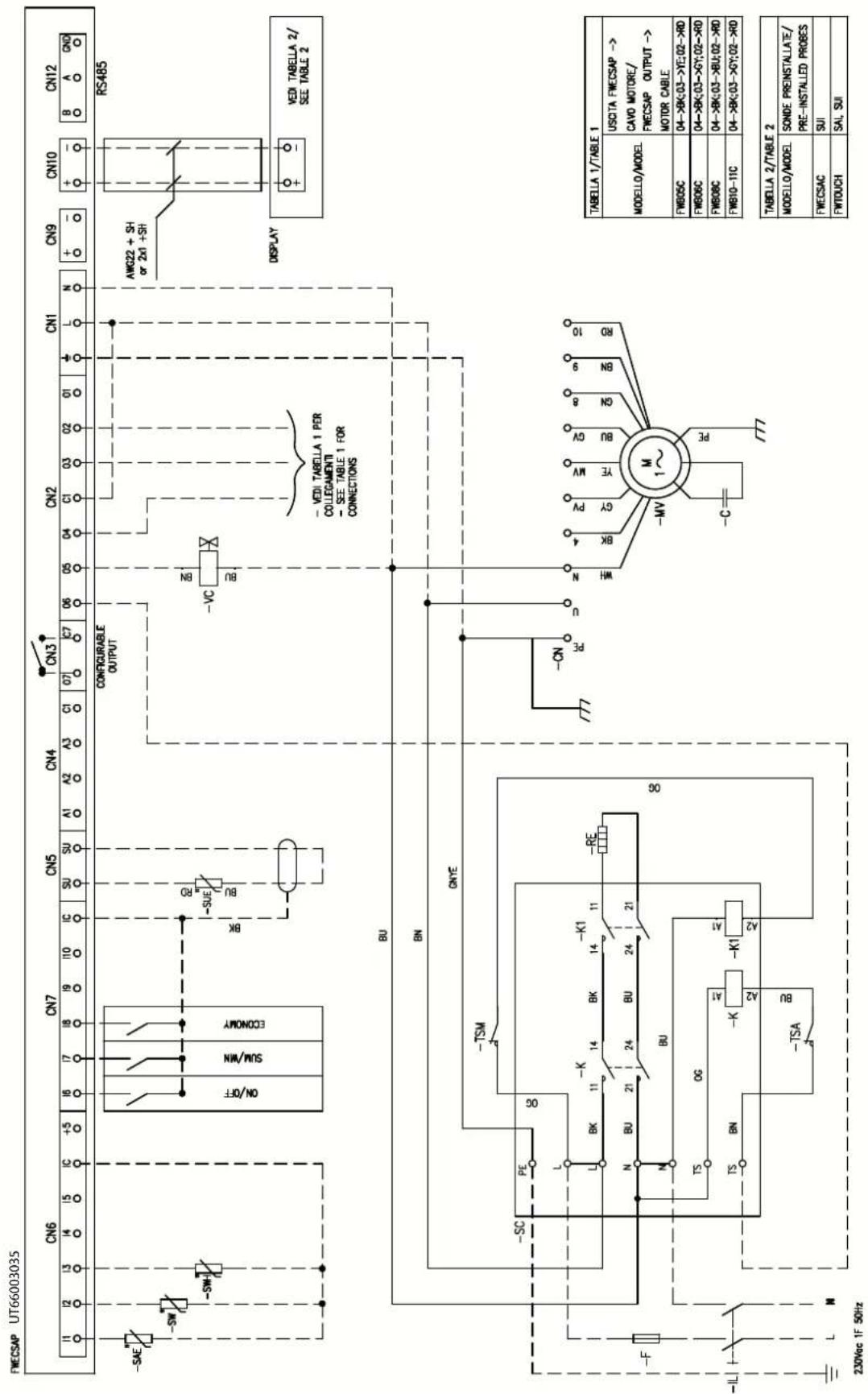 DAIKIN FWB11CAFN6V3 - Specific for schemes with FWECSAP control - 19