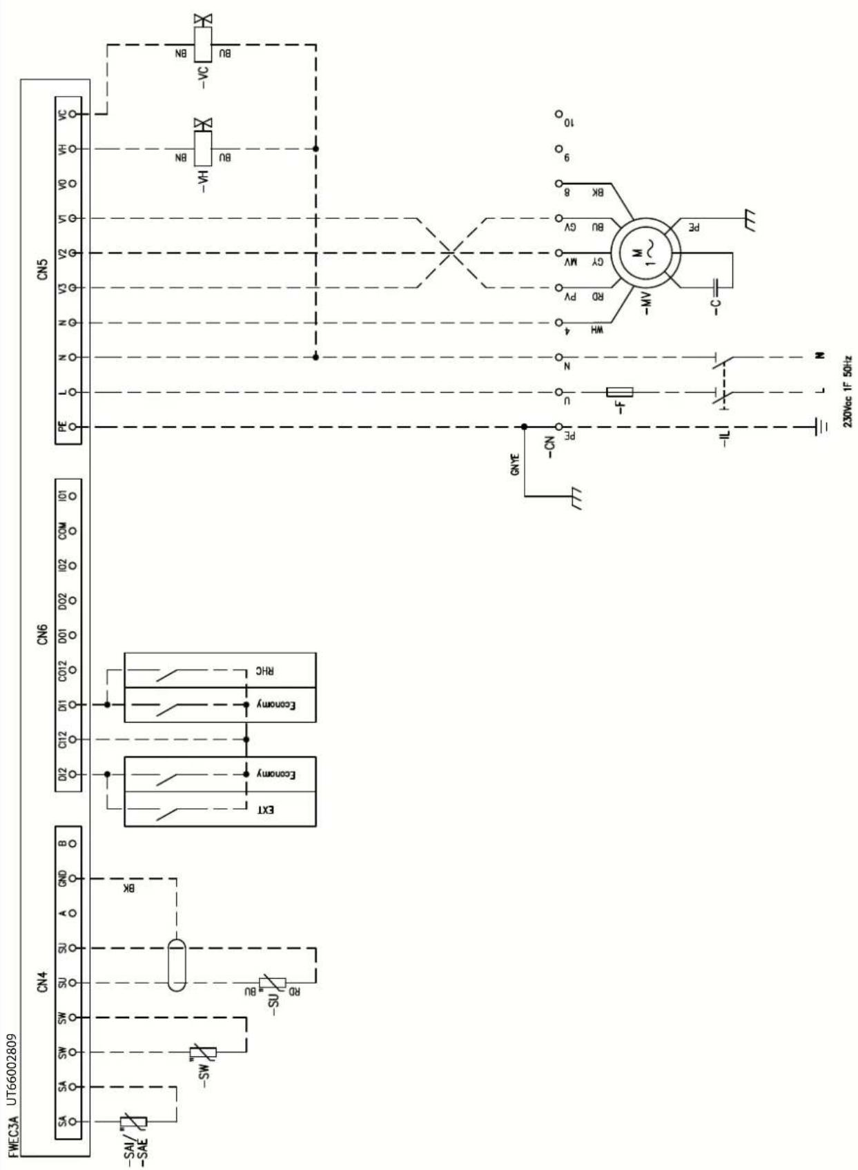 DAIKIN FWB11CATN6V3 - Specific for schemes with FWECSAP control - 41
