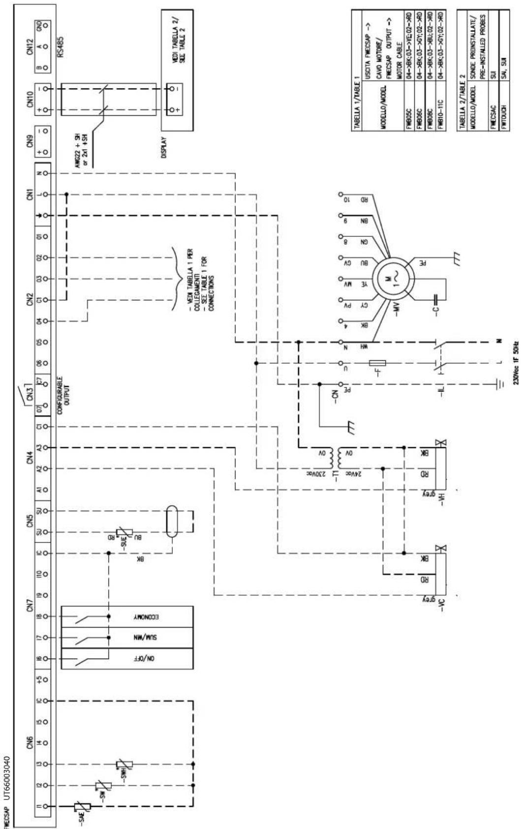 DAIKIN FWB10CAFN6V3 - Specific for schemes with FWECSAP control - 23