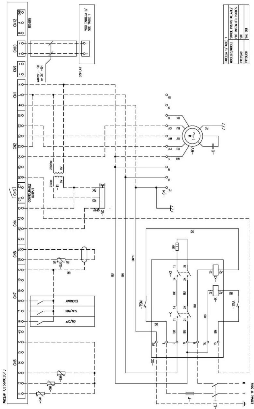 DAIKIN FWB10CAFN6V3 - Specific for schemes with FWECSAP control - 27