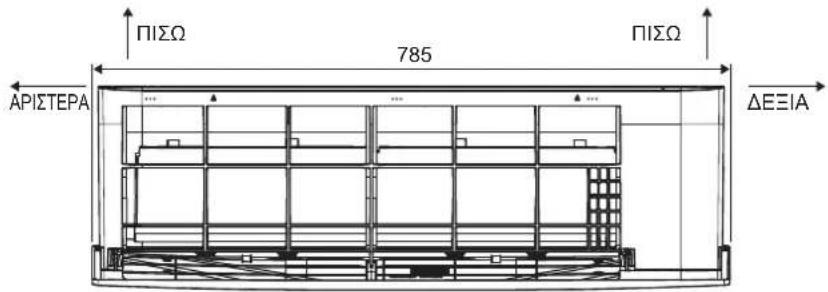 DAIKIN FTXC50BV1B - ΔΙΑΣΤΑΣΕΙΣ - 1