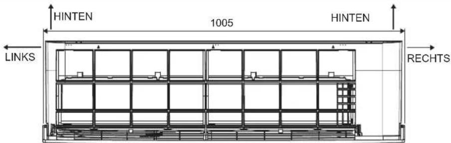 DAIKIN FTXC20BV1B - UMRISSABMESSUNG - 2