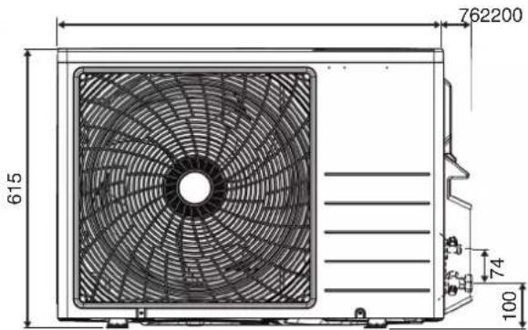 DAIKIN FTXC20BV1B - ΔΙΑΣΤΑΣΕΙΣ - 7