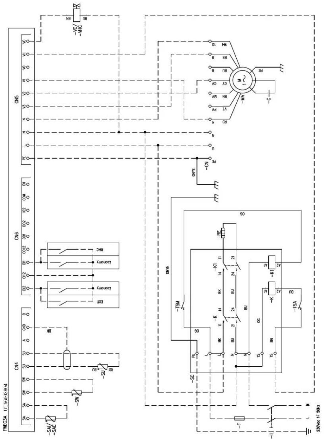 DAIKIN FWB10CATN6V3 - Specific for schemes with FWECSAP control - 43