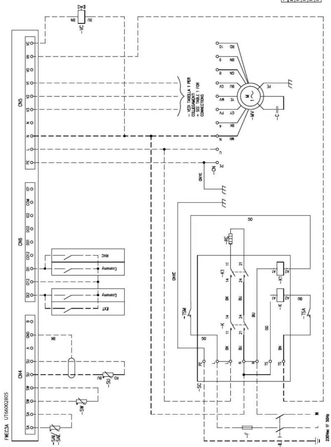 DAIKIN FWB08CAFN6V3 - Specific for schemes with FWECSAP control - 44