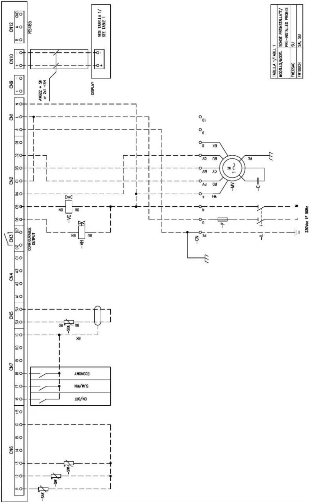 DAIKIN FWB08CAFN6V3 - Specific for schemes with FWECSAP control - 18