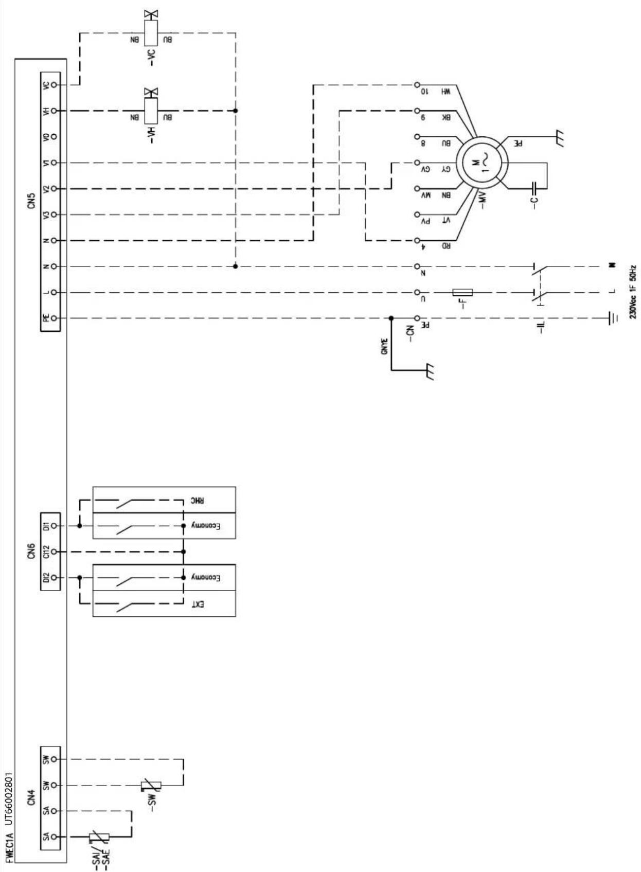 DAIKIN FWB08CAFN6V3 - Specific for schemes with FWECSAP control - 28
