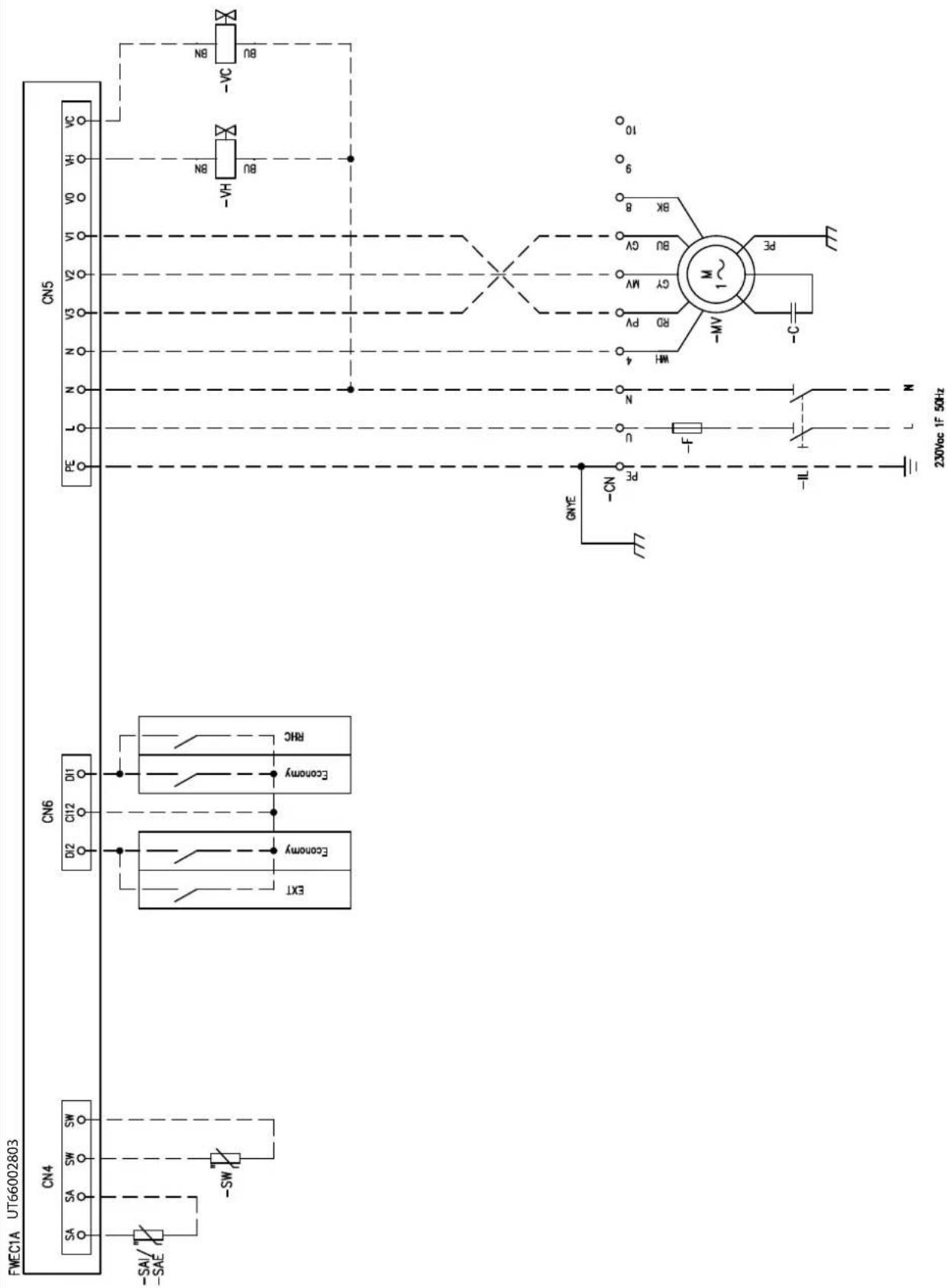 DAIKIN FWB08CAFN6V3 - Specific for schemes with FWECSAP control - 30