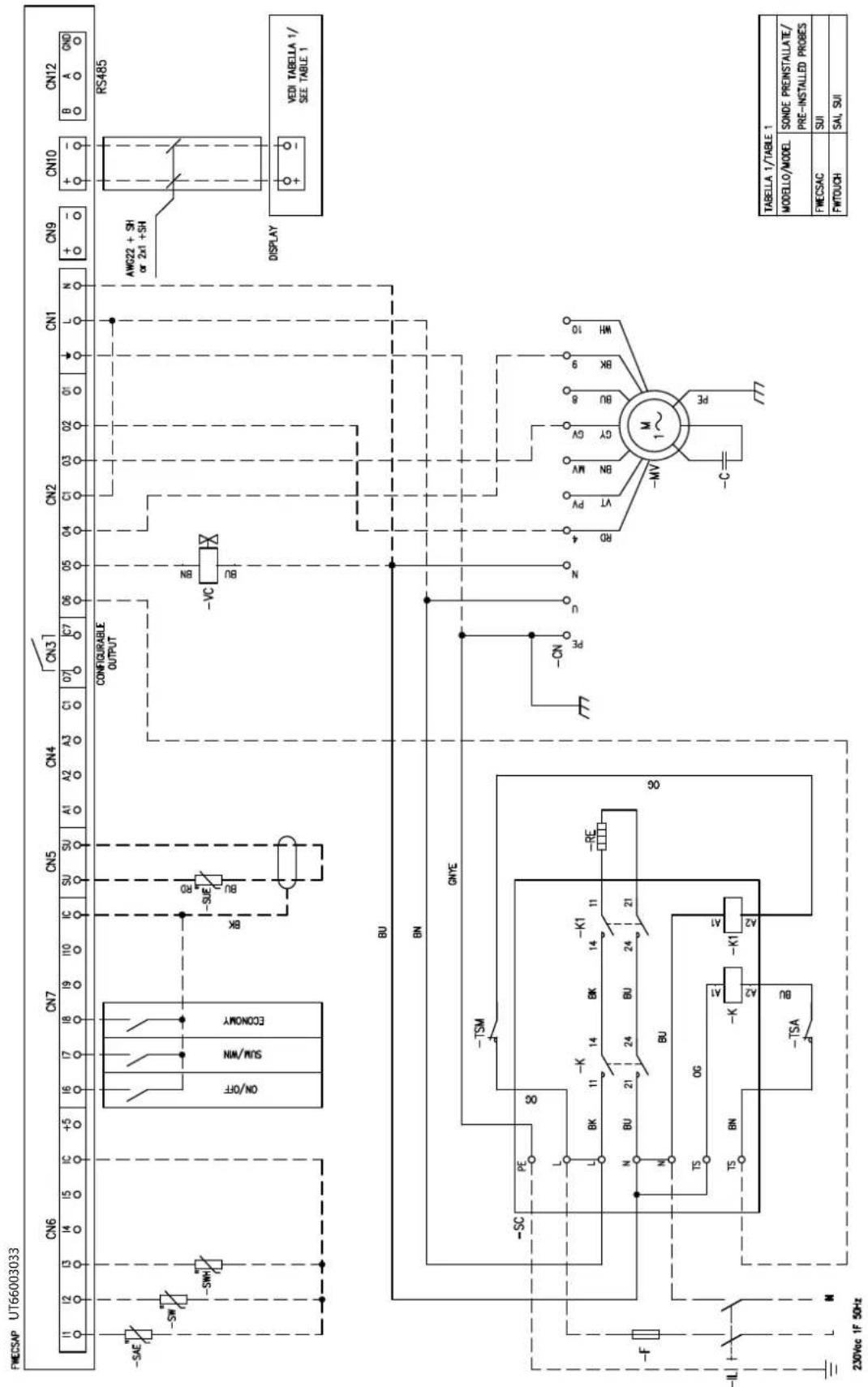 DAIKIN FWB08CAFN6V3 - Specific for schemes with FWECSAP control - 19
