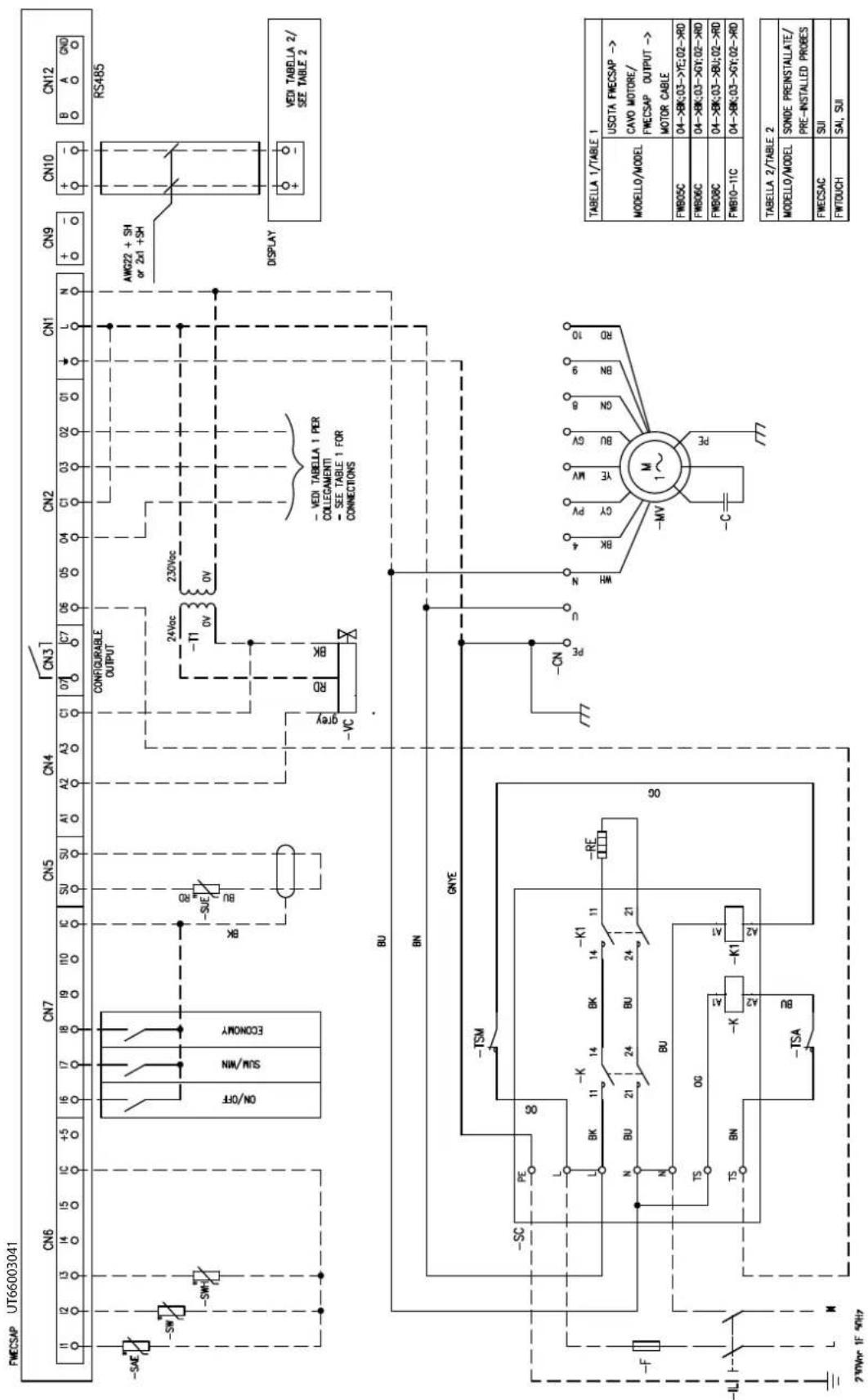 DAIKIN FWB08CAFN6V3 - Specific for schemes with FWECSAP control - 26