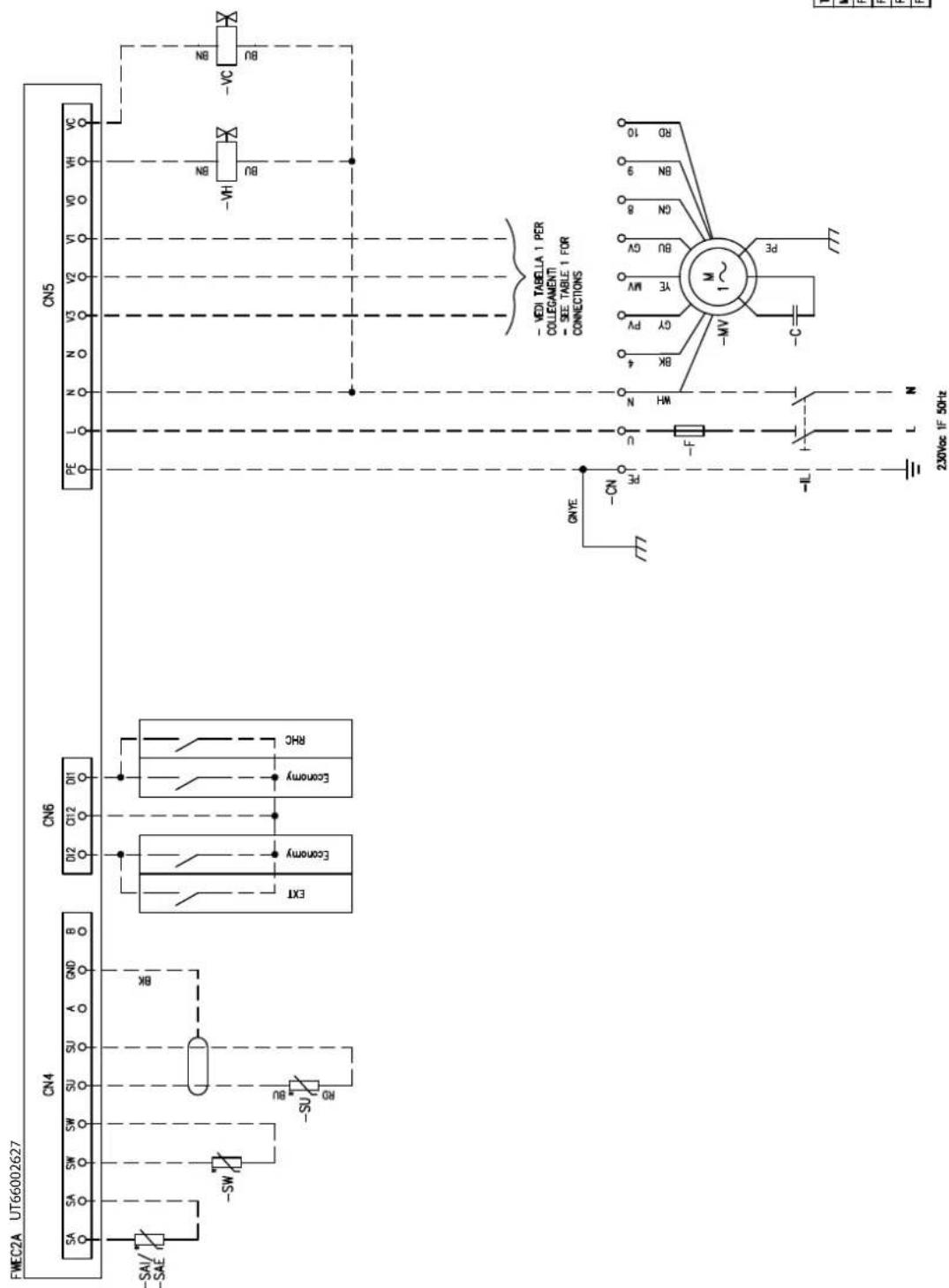 DAIKIN FWB08CAFN6V3 - Specific for schemes with FWECSAP control - 35