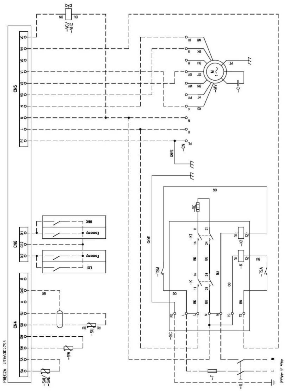DAIKIN FWB08CAFN6V3 - Specific for schemes with FWECSAP control - 37