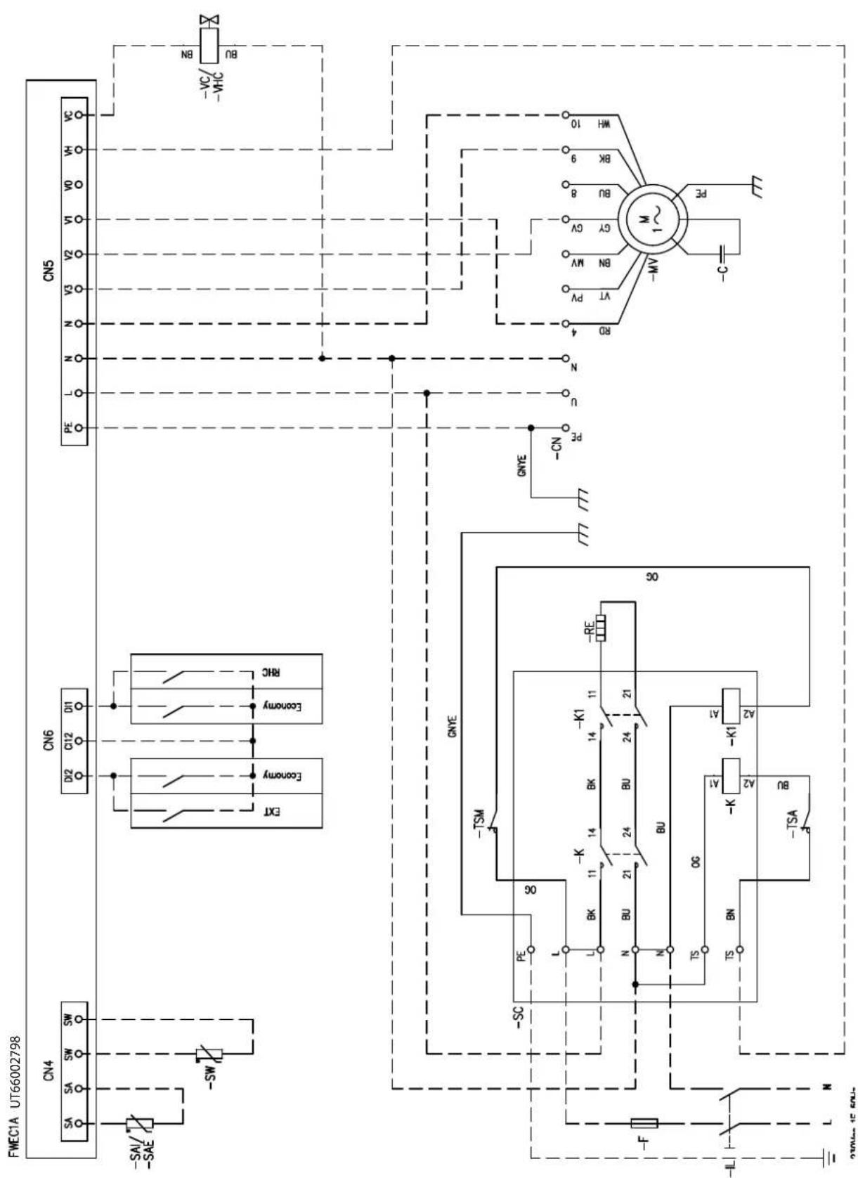 DAIKIN FWB08CAFN6V3 - Specific for schemes with FWECSAP control - 31