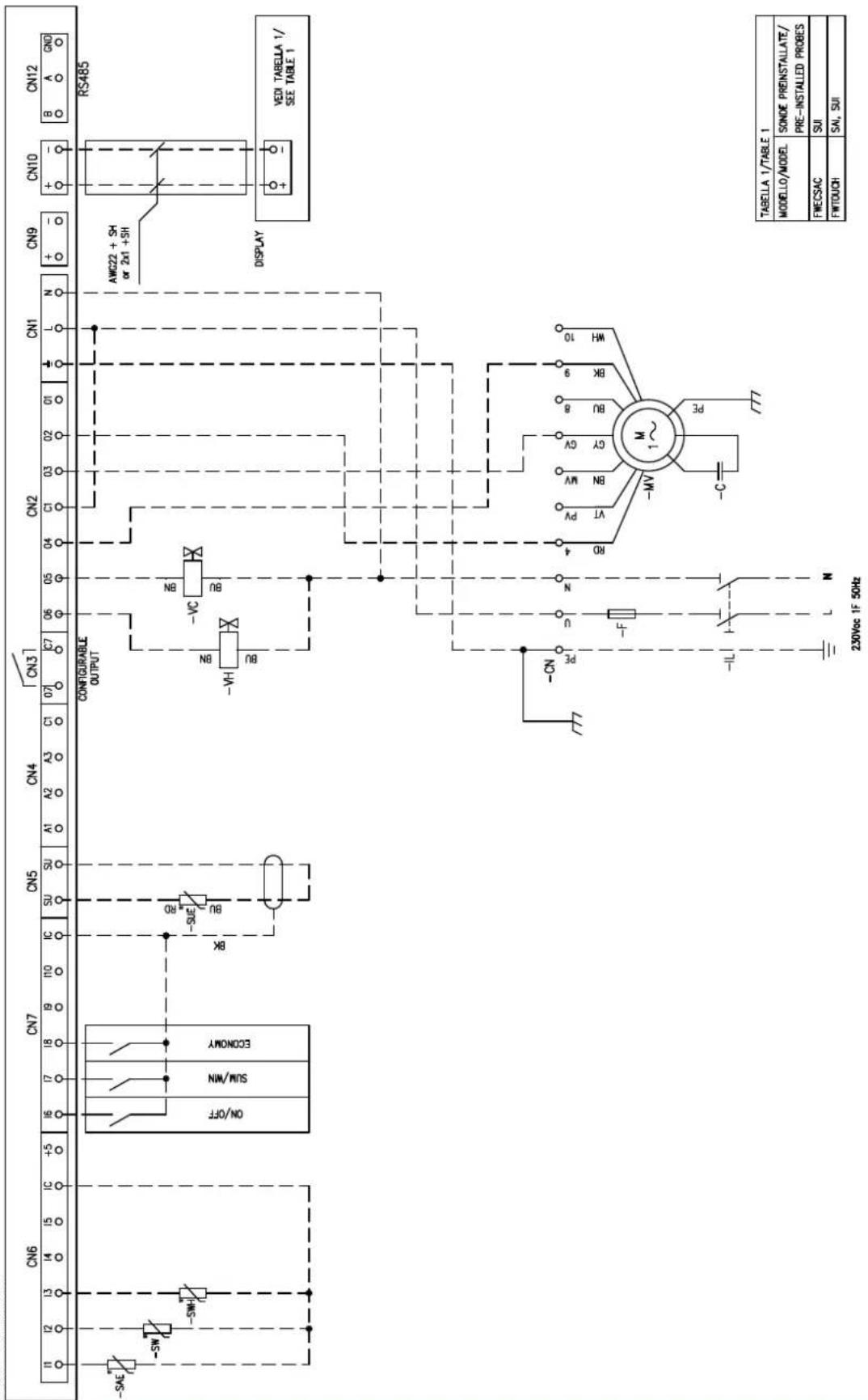 DAIKIN FWB08CAFN6V3 - Specific for schemes with FWECSAP control - 16