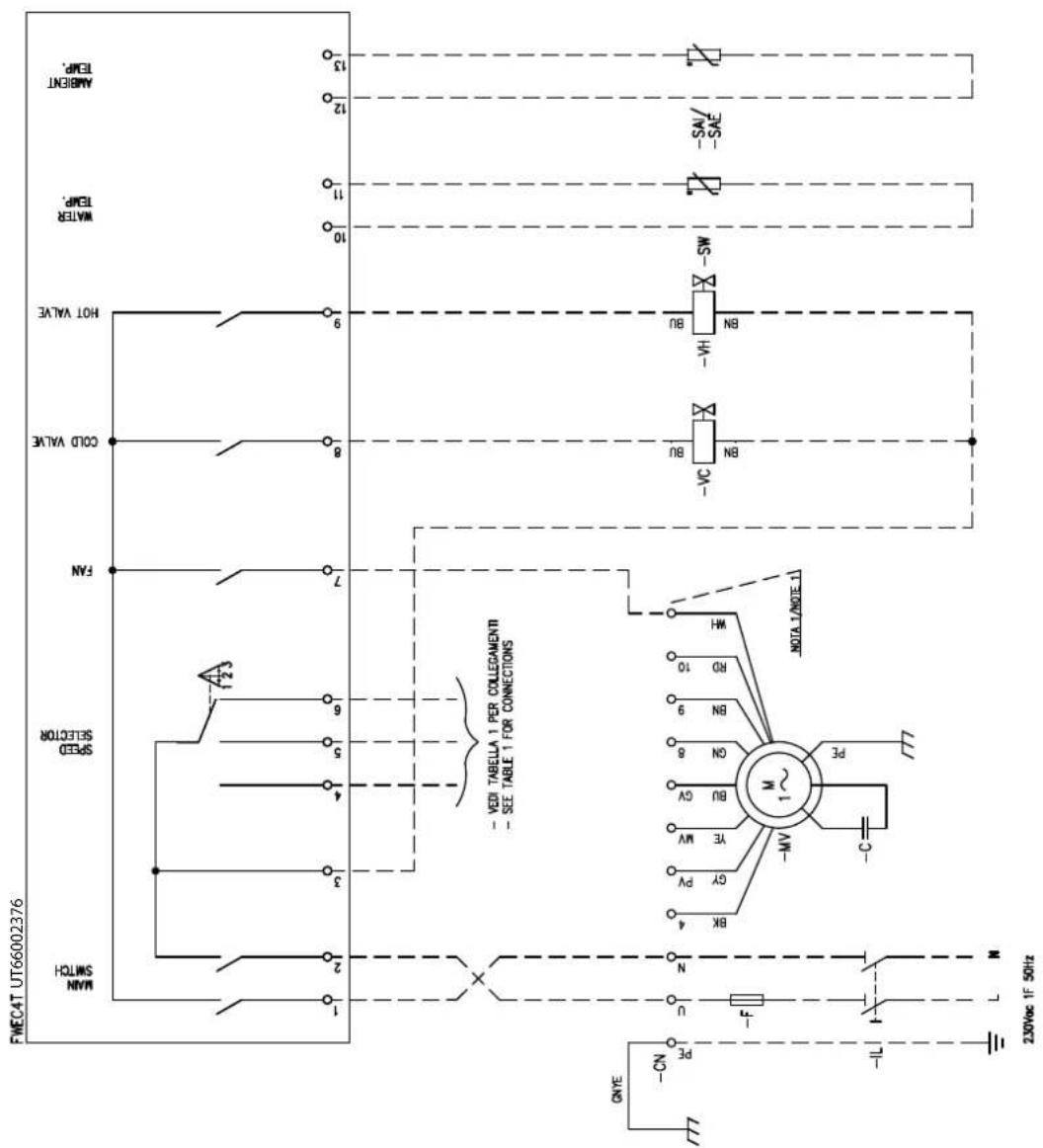 DAIKIN FWB08CAFN6V3 - Specific for schemes with FWECSAP control - 50
