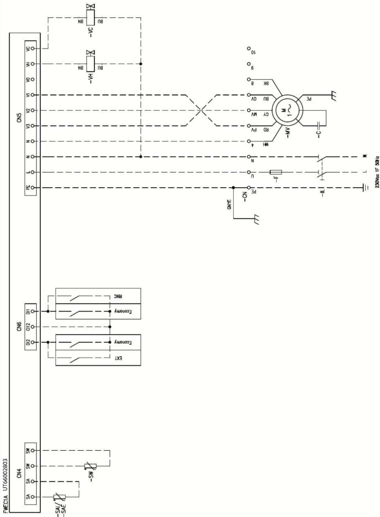 DAIKIN FWB17CAFN6V3 - Specific for schemes with FWECSAP control - 29