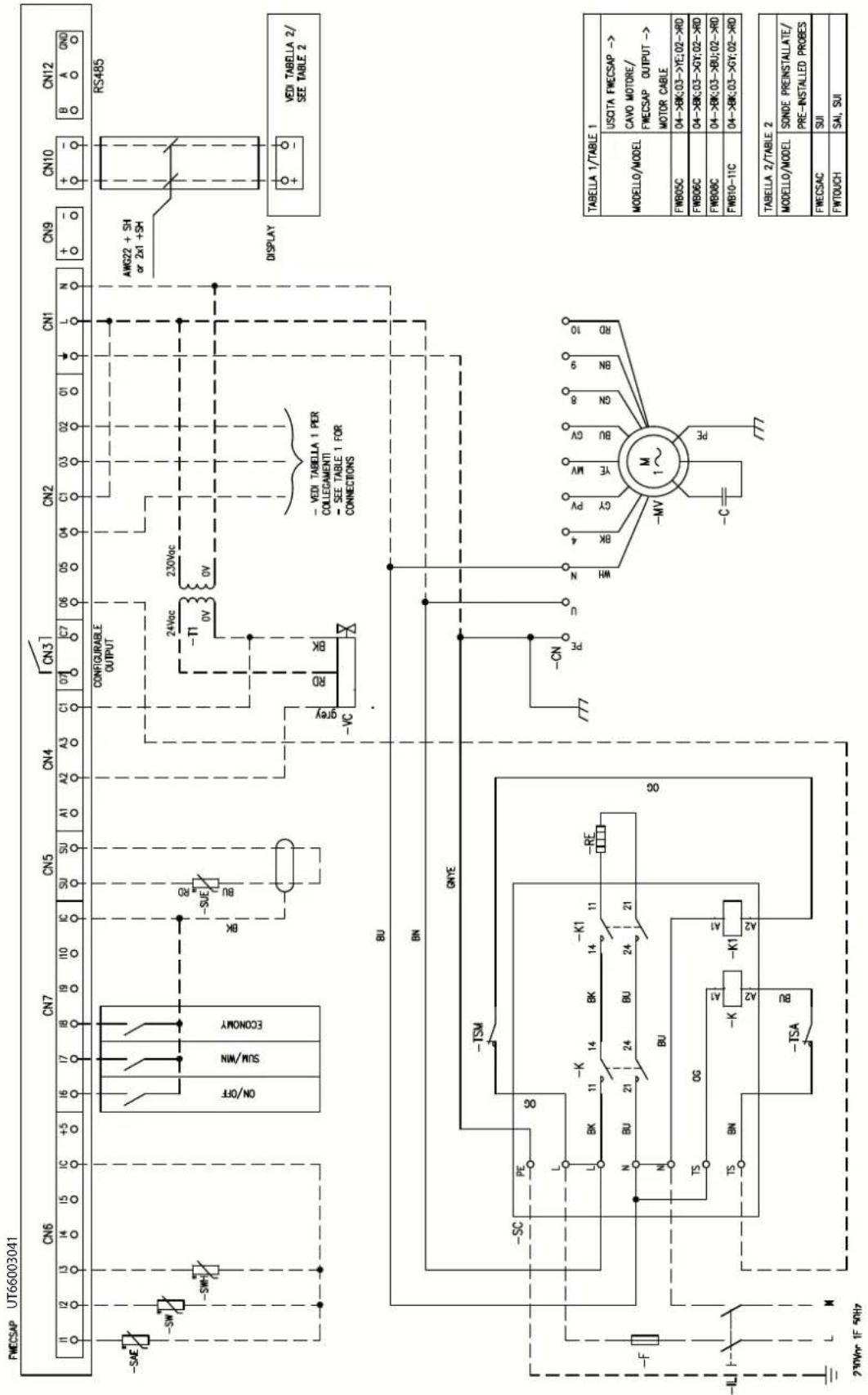 DAIKIN FWB17CAFN6V3 - Specific for schemes with FWECSAP control - 25