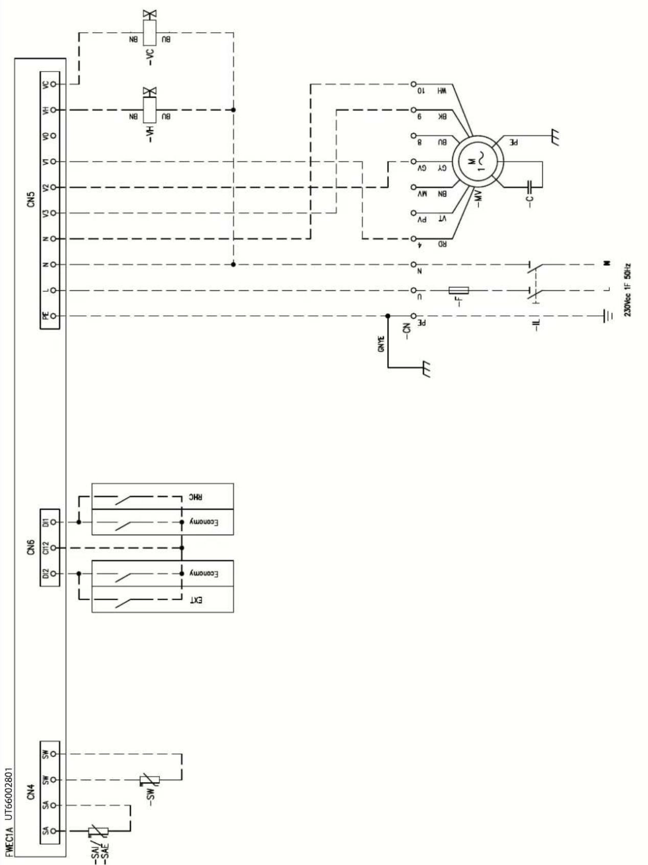 DAIKIN FWB17CAFN6V3 - Specific for schemes with FWECSAP control - 27