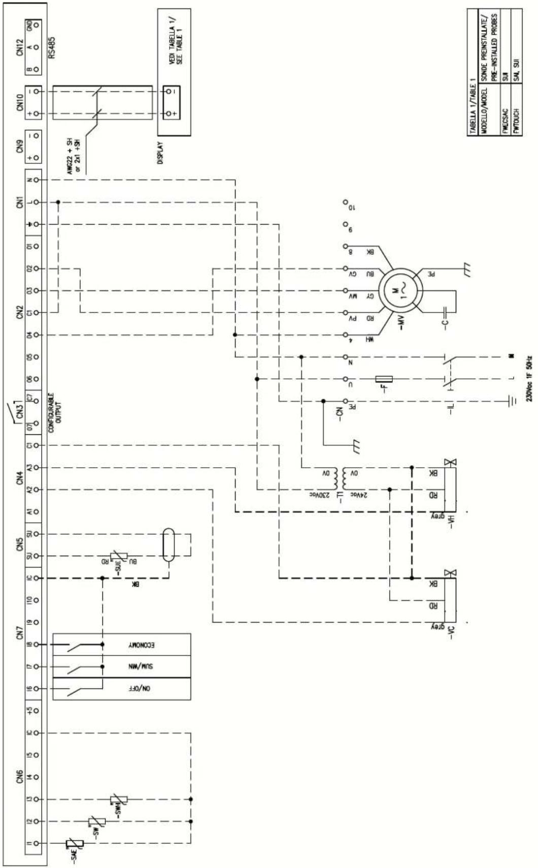 DAIKIN FWB17CAFN6V3 - Specific for schemes with FWECSAP control - 23