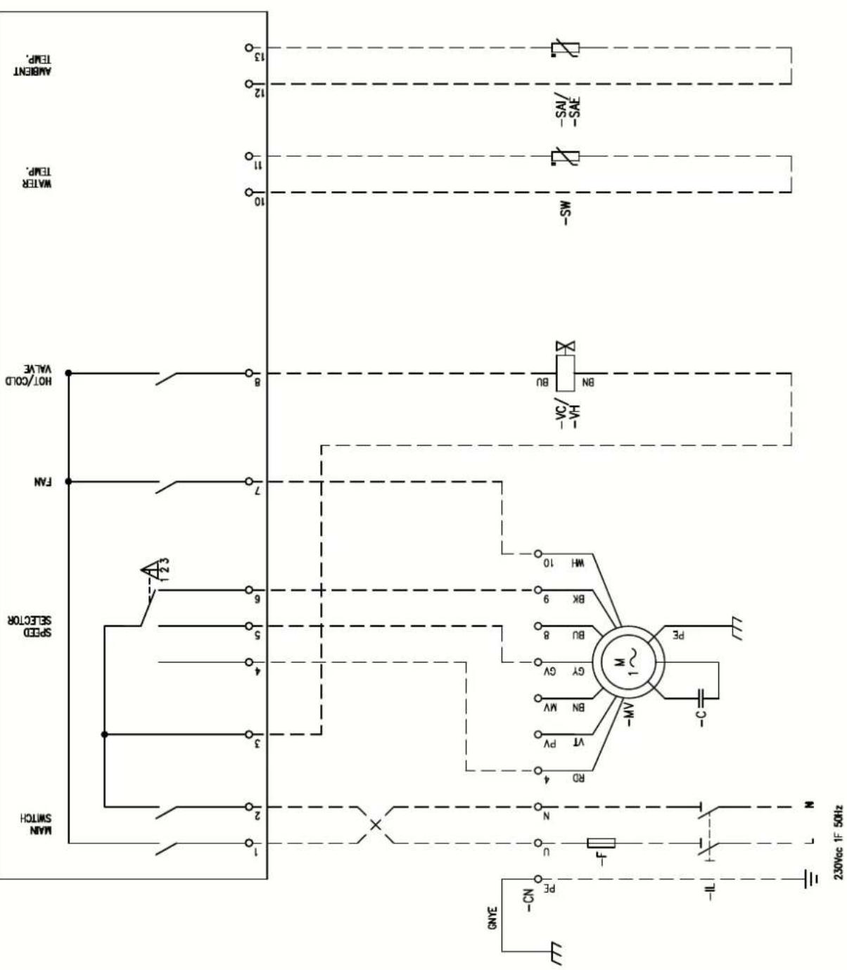 DAIKIN FWB17CAFN6V3 - Specific for schemes with FWECSAP control - 45