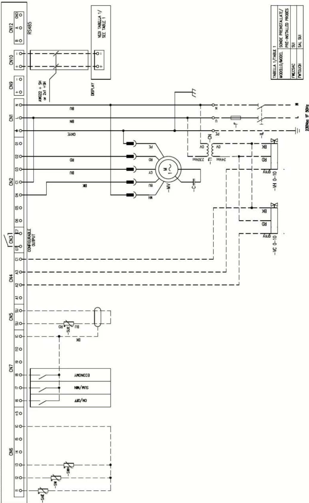 DAIKIN FWB17CAFN6V3 - Specific for schemes with FWECSAP control - 11