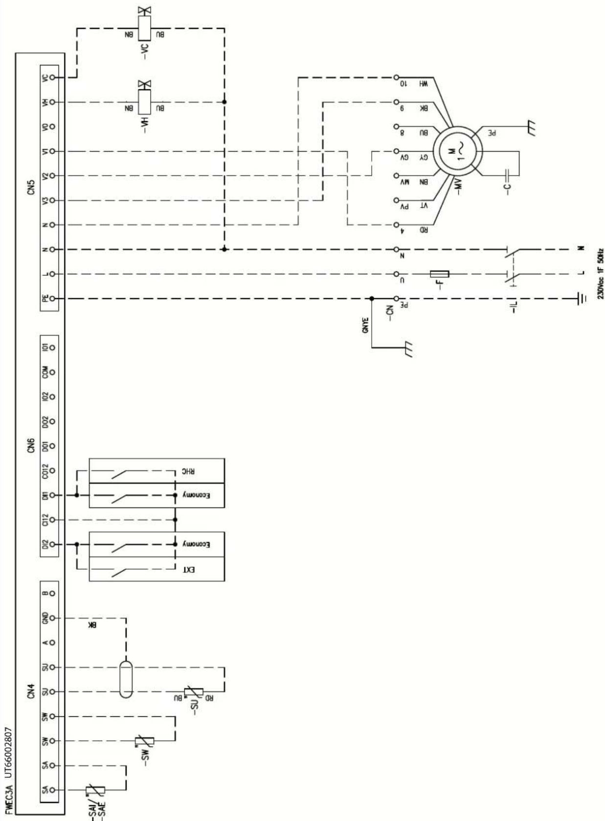 DAIKIN FWB17CAFN6V3 - Specific for schemes with FWECSAP control - 39