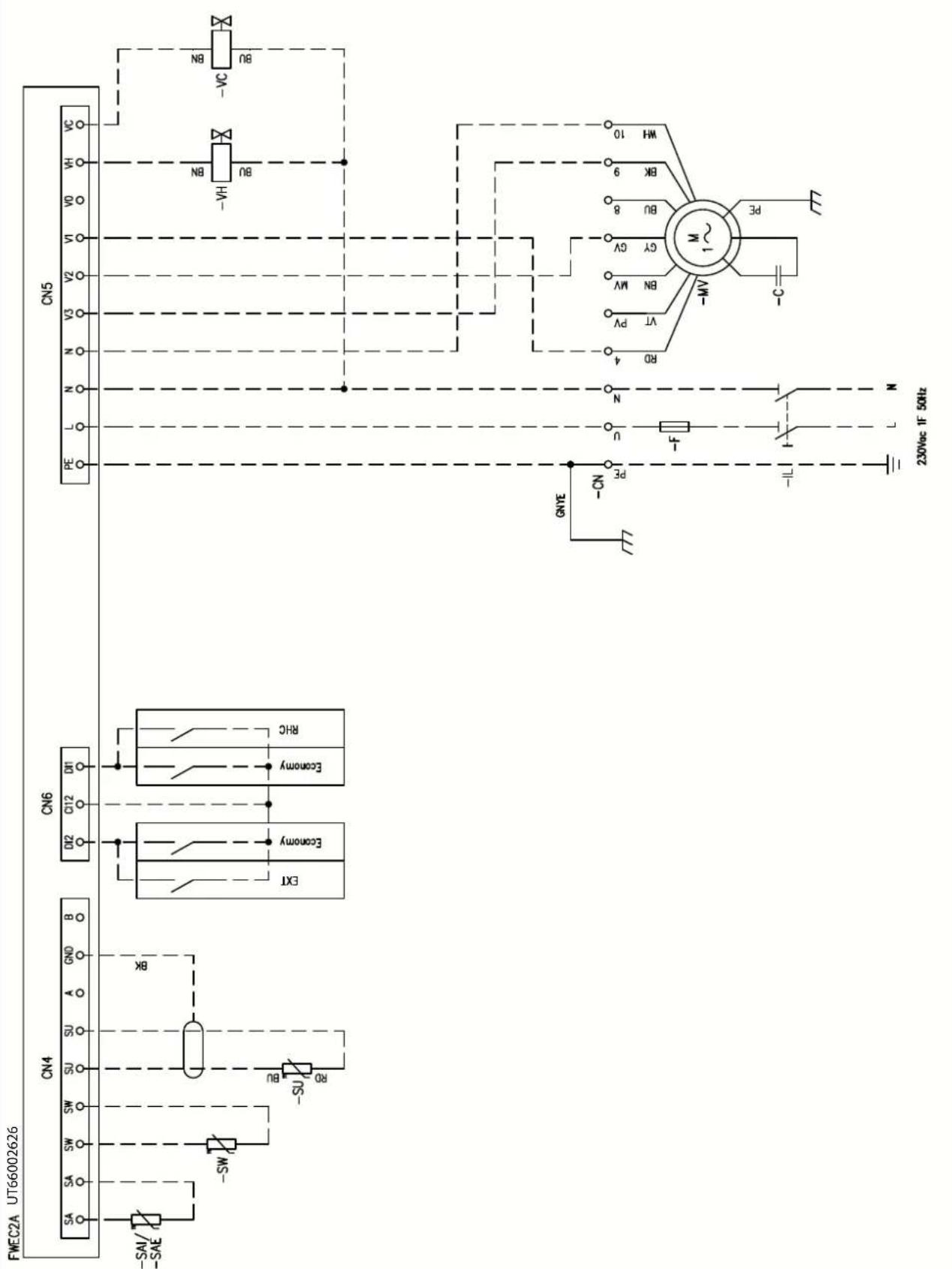 DAIKIN FWB17CAFN6V3 - Specific for schemes with FWECSAP control - 33
