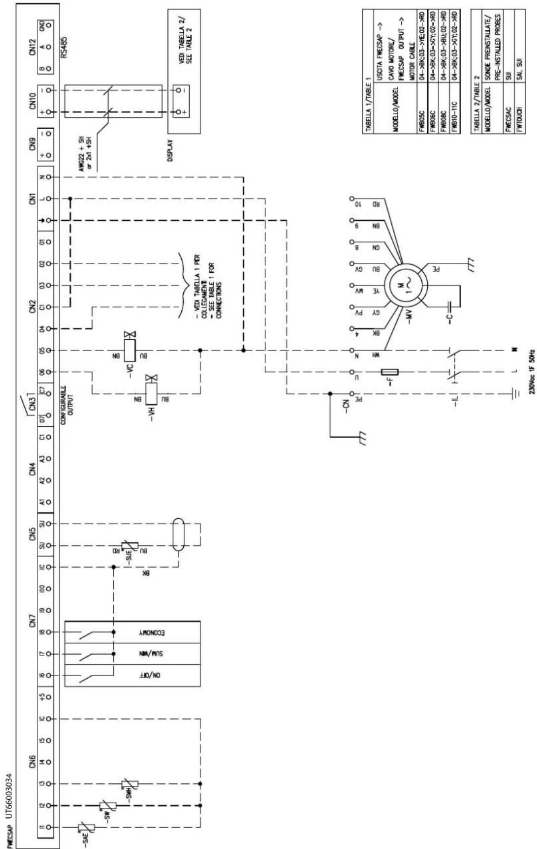 DAIKIN FWB17CAFN6V3 - Specific for schemes with FWECSAP control - 16