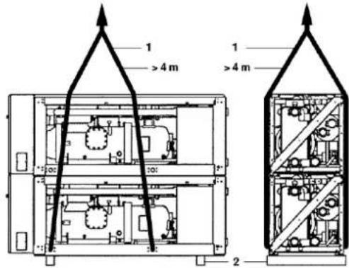 DAIKIN EWLD500J-SS - INSPECCION Y MANIPULACION DE LA UNIDAD - 1