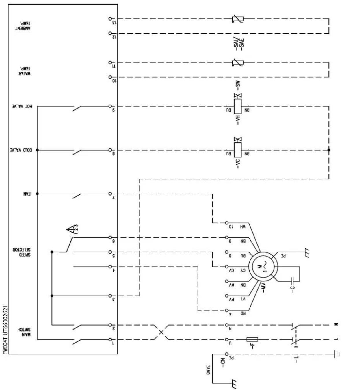 DAIKIN FWB06CAFN6V3 - Specific for schemes with FWECSAP control - 49