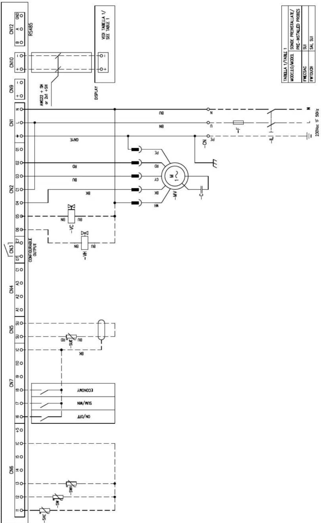 DAIKIN FWB06CAFN6V3 - Specific for schemes with FWECSAP control - 4