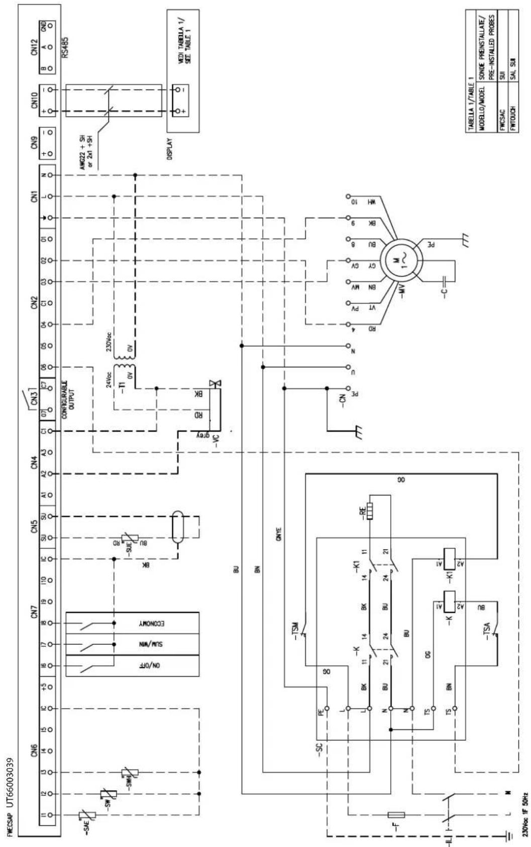 DAIKIN FWB05CATN6V3 - Specific for schemes with FWECSAP control - 25