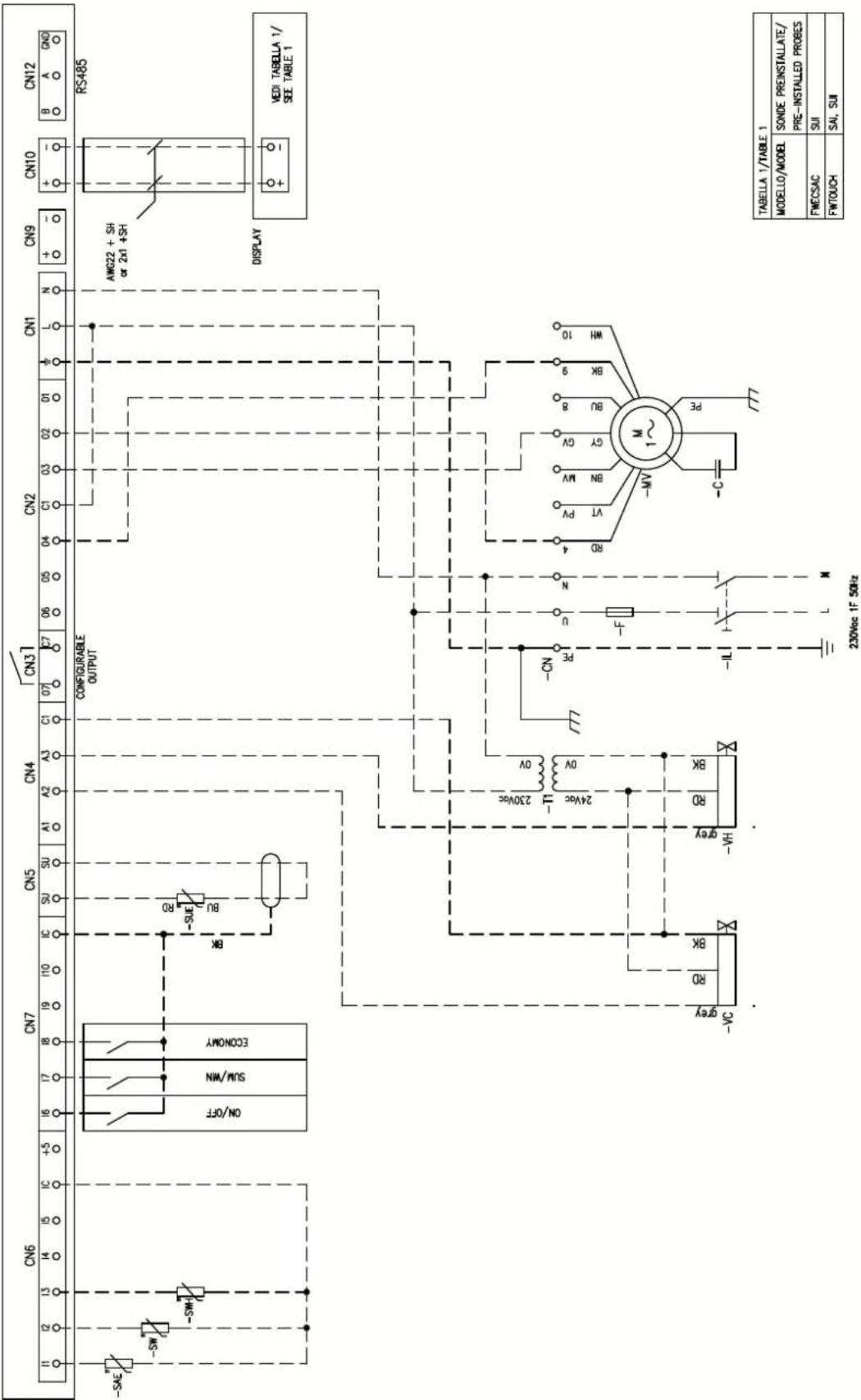 DAIKIN FWB05CATN6V3 - Specific for schemes with FWECSAP control - 22